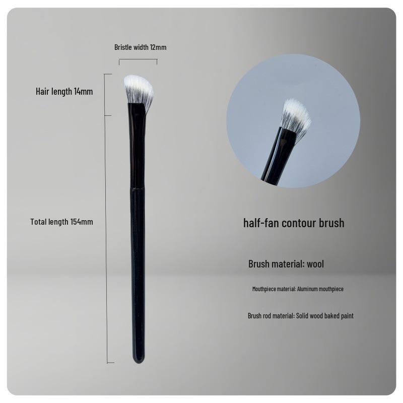 16-Piece Makeup Brush Set: Powder, Contour, Foundation, Highlighter, Eyeshadow Brushes for Beginners
