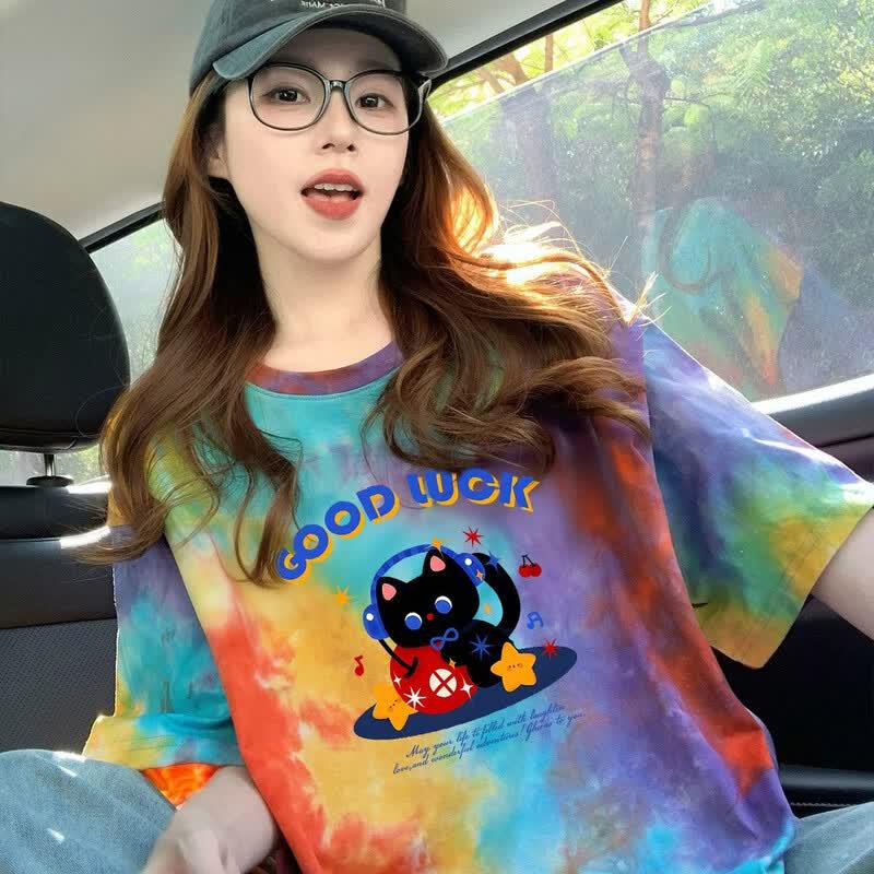 La Chapelle Tie-Dye Short Sleeve T-Shirt L