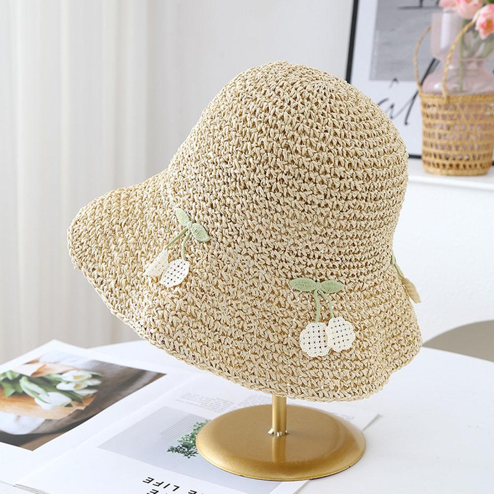 

Women s Summer Sun Hat Wide Brim Breathable Beach Bucket Hat For Sun Protection Travel & Outdoor Activities Sunhat New бежевый