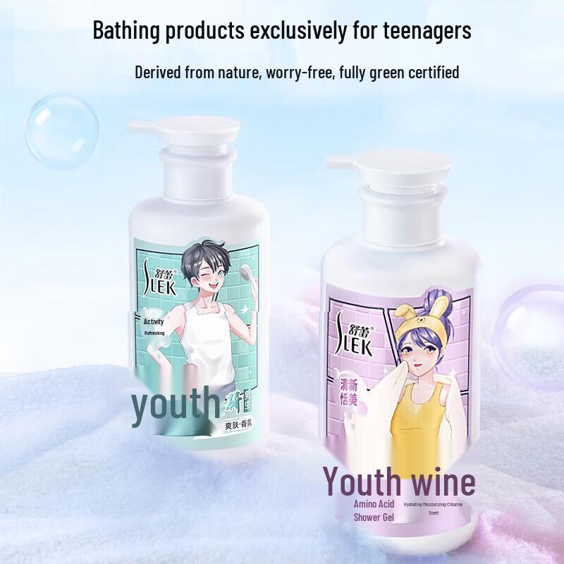Slek Teen Anti-Dandruff Shampoo & Refreshing Shower Gel Set
