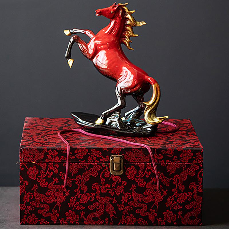 Ceramic items for success and wealth attraction, living room, office, home decoration, handicrafts, housewarming gifts and ornam