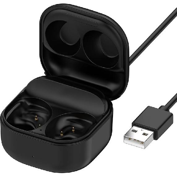Charging Case for Galaxy Buds FE SM-R400, Replacement Charger Case Cradle Dock for Samsung Galaxy Buds Fan Edition (Black)
