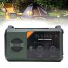 Emergency Radio Portable AM FM WB Radio Type C Hand Crank Solar Charging 30000mAh Battery SOS Alert 