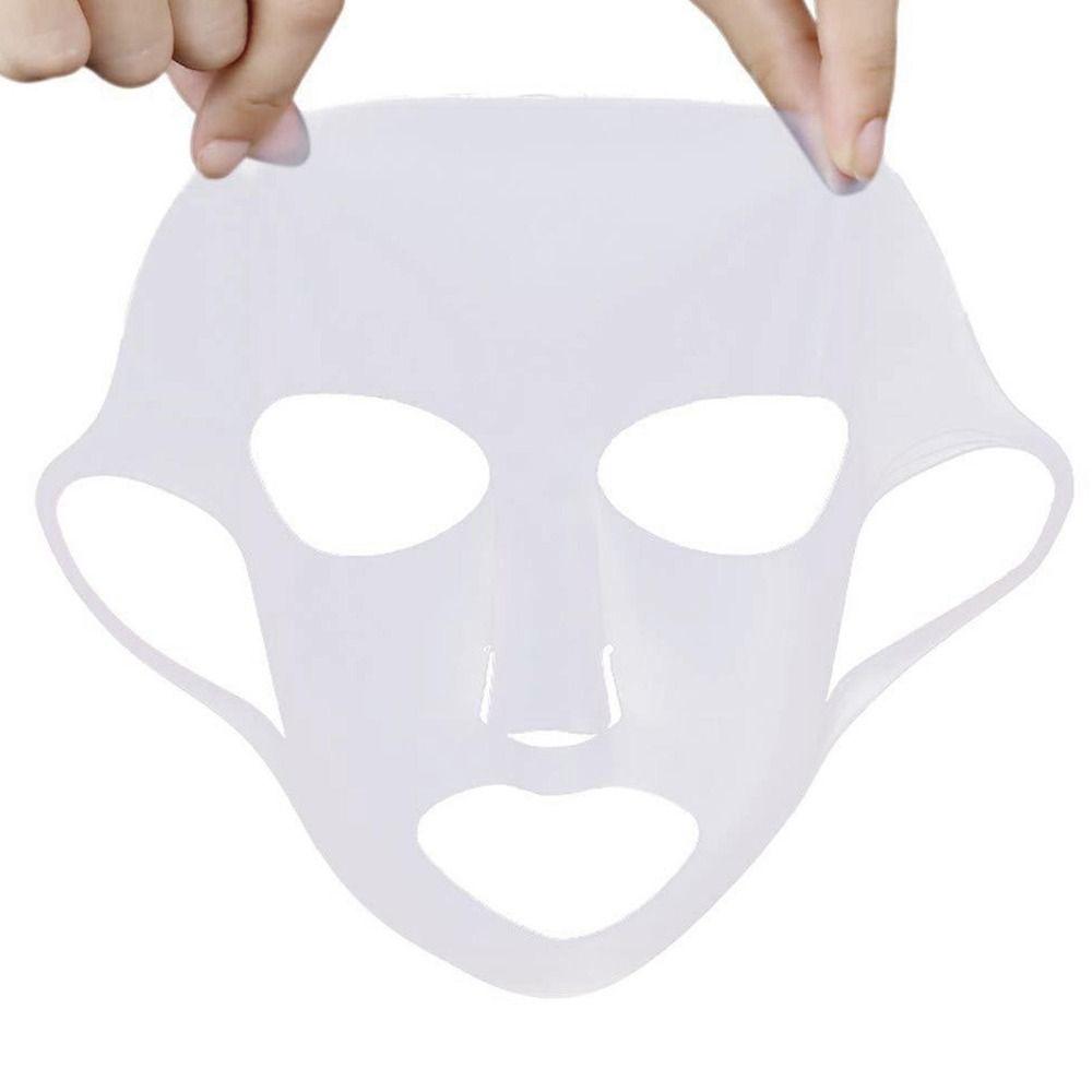 Evaporation Reusable Masks Holder 3D Silicone Face Mask Holder Gel Sheet Mask Facial Masks Cover