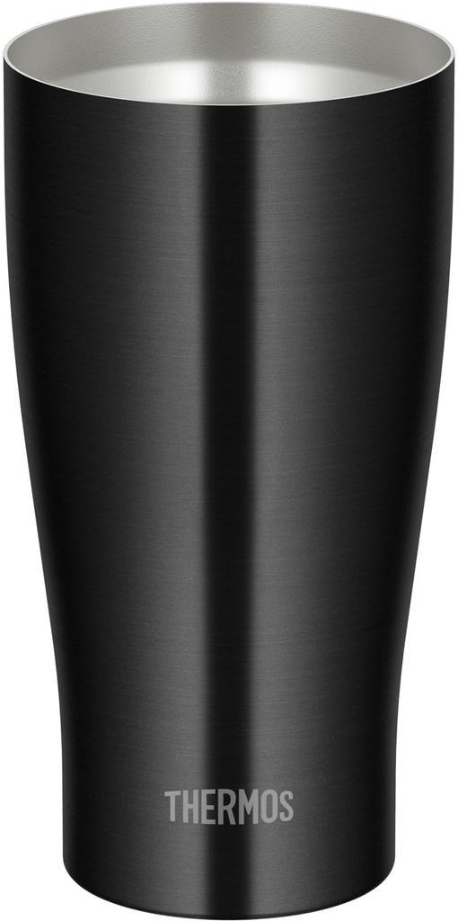 Thermos Vacuum Insulated Dishwasher Thermos Flask Keeps Drinks Hot or BK Tumbler, 600ml, Black, Safe, Design, Cold, JDY-600C