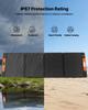 Portable Power Station, 2400W Portable Solar Generator with 2PCS * 200W Foldable Solar Panels, 2160Wh Expandable LiFePO4 Battery Backup with 10 Output