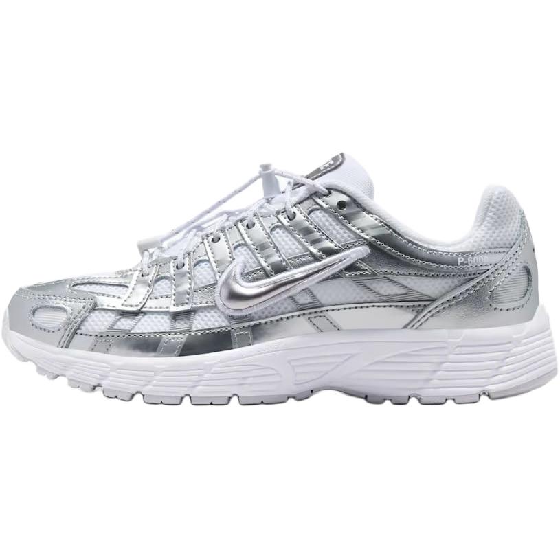 

Nike P-6000 Utility Comfortable Sports Low-Top Kids Running Shoes Kids sneaker Silver IR5228-100 37.5