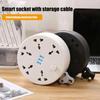 Circular Multi Outlet Power Strip Socket Socket Adapter with Long Cable  Travel Essentials