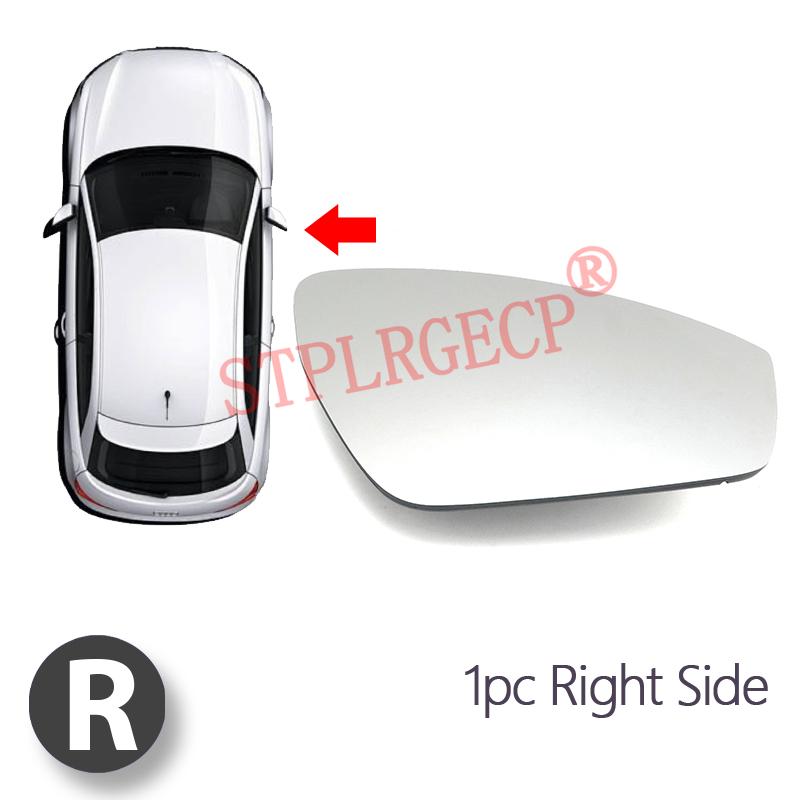 Stplrgecp Driver Side Left or Right Door Side Heated Wing Mirror Glass Lens for Volkswagen ID.4 ID.5 Q4 Enyaq 2021-present