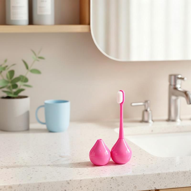 Kids Toothbrush 3D Tumbler Design Soft Bristle Toothbrush Gentle Oral Cleaning For 2 To 12 Years Old Children Daily Use