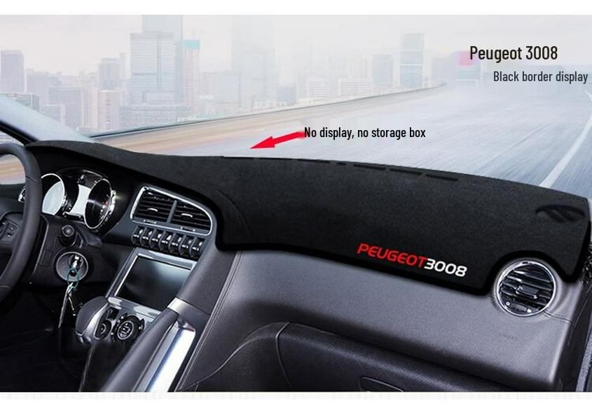 Peugeot 3008 (2013-2019) Center Console Sunshade Pad: Light-Blocking Instrument Panel Cover
