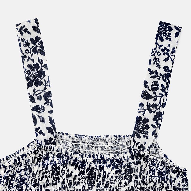 2025 Summer Floral Backless Sling Dress