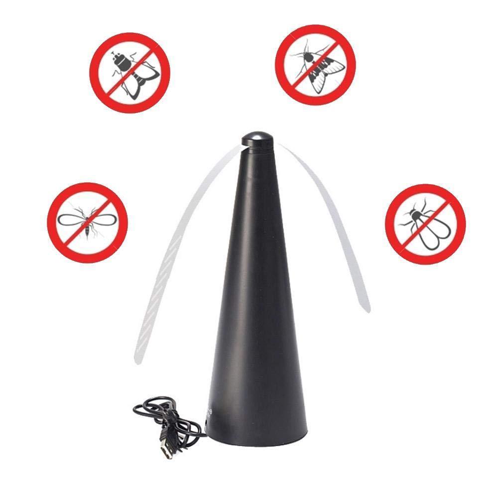 Sleek Fly Repellent Fan Perfect For Keeping Bugs Away From Your Picnic And Bbq
