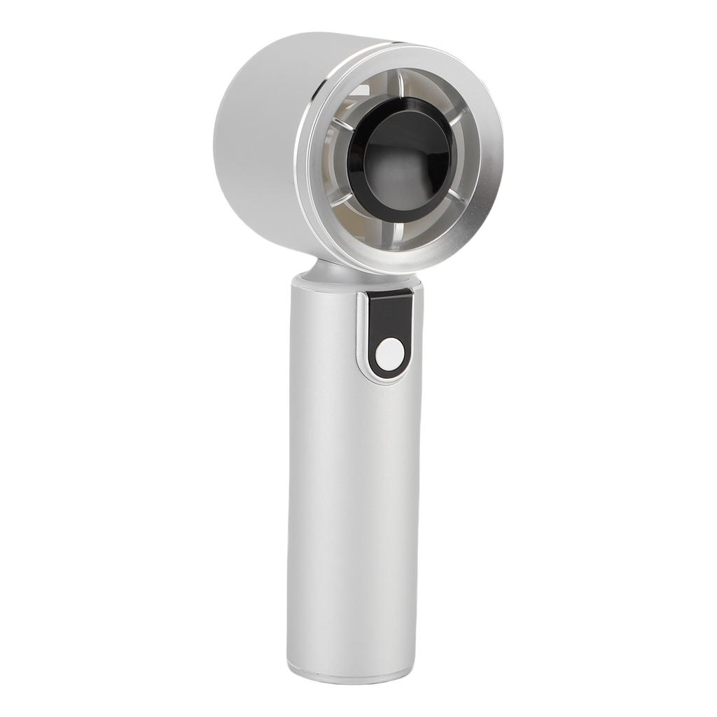 Handheld Portable Turbo Fan 4000mAh Rechargeable Personal Battery Operated Quiet Small Pocket Fan with 5 Speeds Ambient