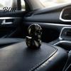 Trendy Desktop Accessory 3D Printed Skull Duck Figurine Gothic Skeleton Head Statue Halloween Black White Art Spooky Desk Ornament Quirky