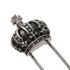 ARTEMISKINGS Crown Safety Pin Safety Pin AKEX0003 Silver Accessories Brand Jewelry Silver Brooch Batch [Artemis Kings] Men's Women's