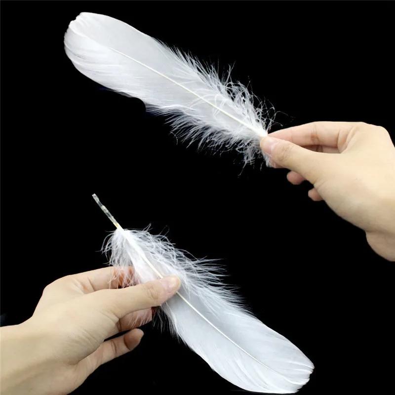 Goose Feathers for Crafts 5-7inch/12-18cm Feather Decor Feathers for Clothes Craft Feathers Plume Decoration Plumas Carnaval DIY