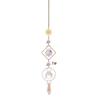 Suncatcher Crystal Wind Chimes Light Catcher Rainbow Prism Maker Chakra Crystal Hanging Pendant Window Home Garden Decoration