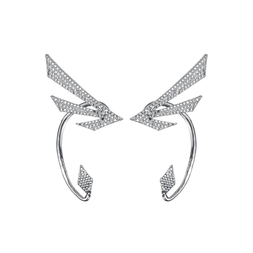 Alloy Geometric Earrings For Women With Punk Style For Spring Trend