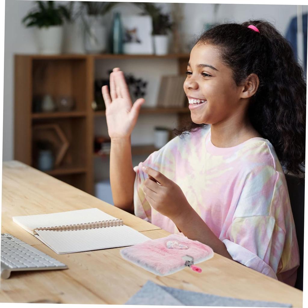 Totority Girls Perfect for Notebooks and Journal Notebook with Lockable Kids Diary with Personal Lock Pink Diary, Diaries, Notebook-like Notebook,