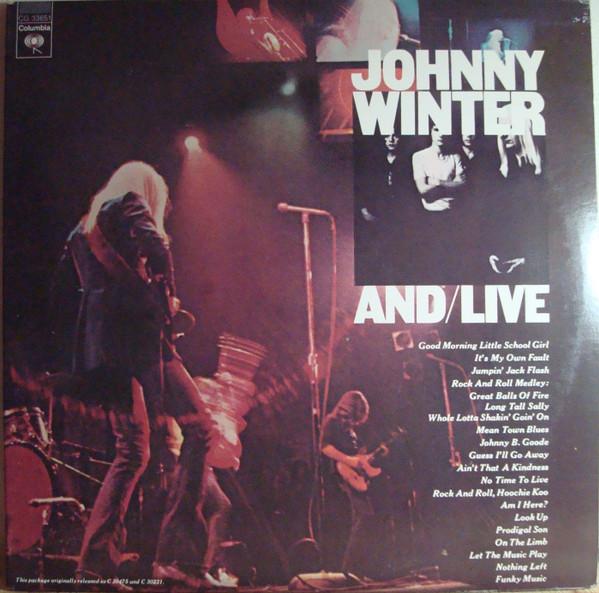

LP Record JOHNNY WINTER - And/Live CG33651 COLUMBIA 1975 US Rock Used