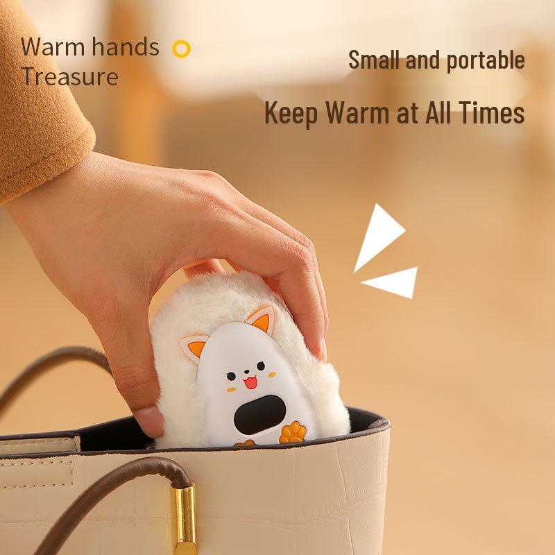 Rechargeable Plush Hand Warmer - Perfect Winter Gift for Students