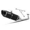NS125LA Motorcycle Scooter Exhaust Modification - Front and Tail Section, Non-Destructive Installation.