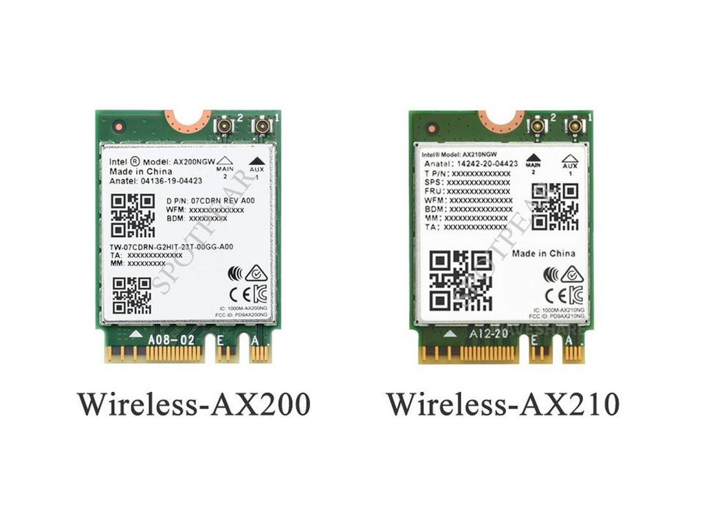 Módulo Intel AX210 Tri-Band Gigabit WiFi 6 com Bluetooth 5.2