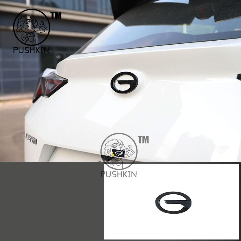 For  Trumpchi GAC GS3 Emzoom 2024 2025 3D ABS Sticker Car Front Emblem Badge Decals Black Badge Logo Emblem Cover Car-Styling