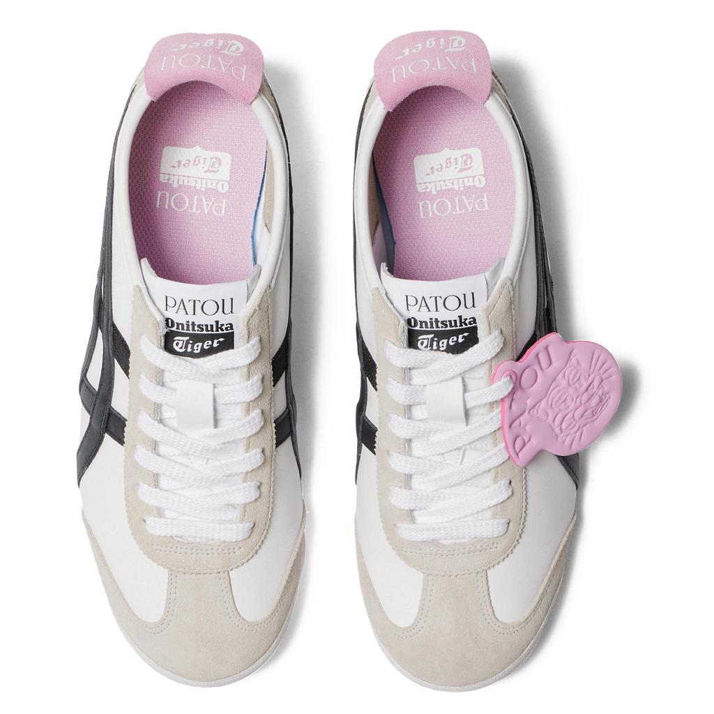 New Patou X Onitsuka Tiger MEXICO 66 Anti Slip Wear Resistant Low Top Casual Shoes Unisex White 1183C380-100