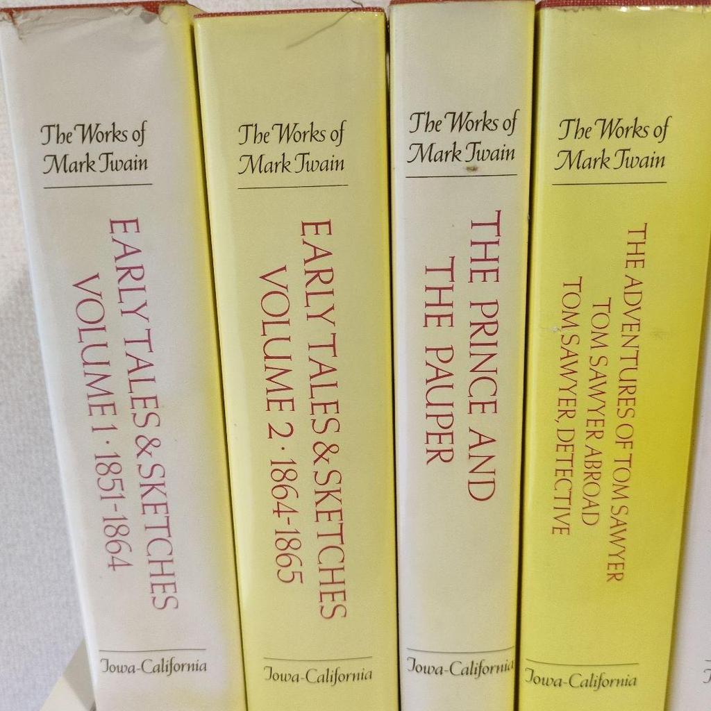 [USED] The Works of Mark Twain 7-book set