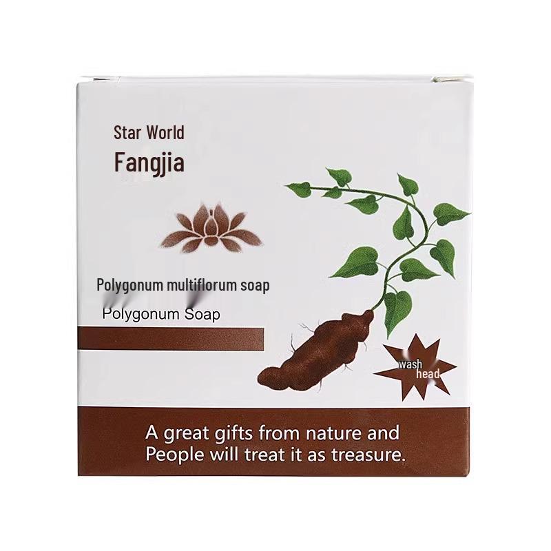 Polygonum Multiflorum & Ginseng Shampoo Soap - Essential Oil Bath & Skin Care, Refreshing Formula