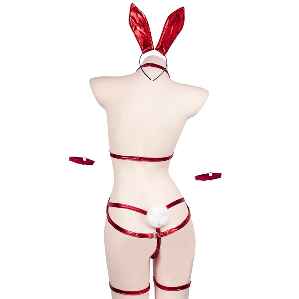 Popular Item Reverse Bunny SM Goods Cosplay Extreme Underwear SM Bondage Bondage Restraint Bondage for Women Queen Open Cup Teddy Sexy Lingerie