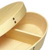 Alphax Bento Box, Magewappa, 500ml, Wooden, Oval, Natural, AP-913894