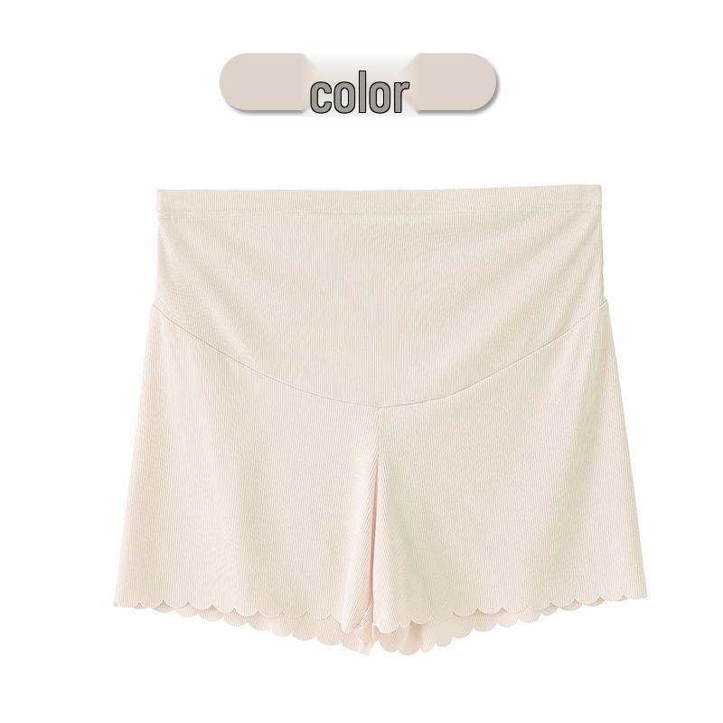 Women's Low Waist Ice Silk Maternity Leggings - Breathable, Anti-Exposure, Thin Spring/Summer Wear