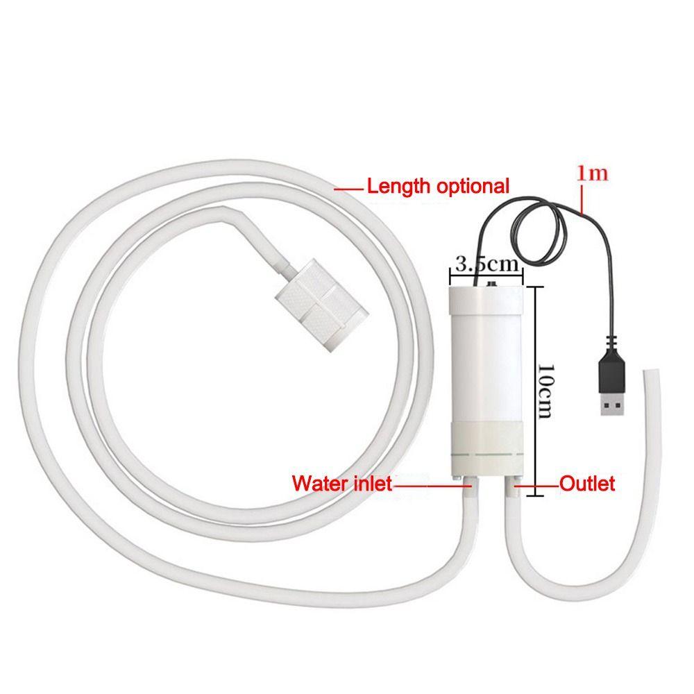 New USB Fish Tank Water Changer Mini 5V 2A Electric Suction Plus Drainer Aquarium Water Changing Tool