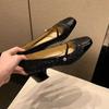 Mote Crossover Snøresko Ballerinas 2024 Vår Ny Personlig Damesko Puffsko Søt Stil Dansesko