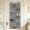 Over-the-Door Shoe Organizer 35 Pockets Mesh Breathable Storage Bag Hanging Shoe Storage Bag with Hooks for Door Closet Dorm Room