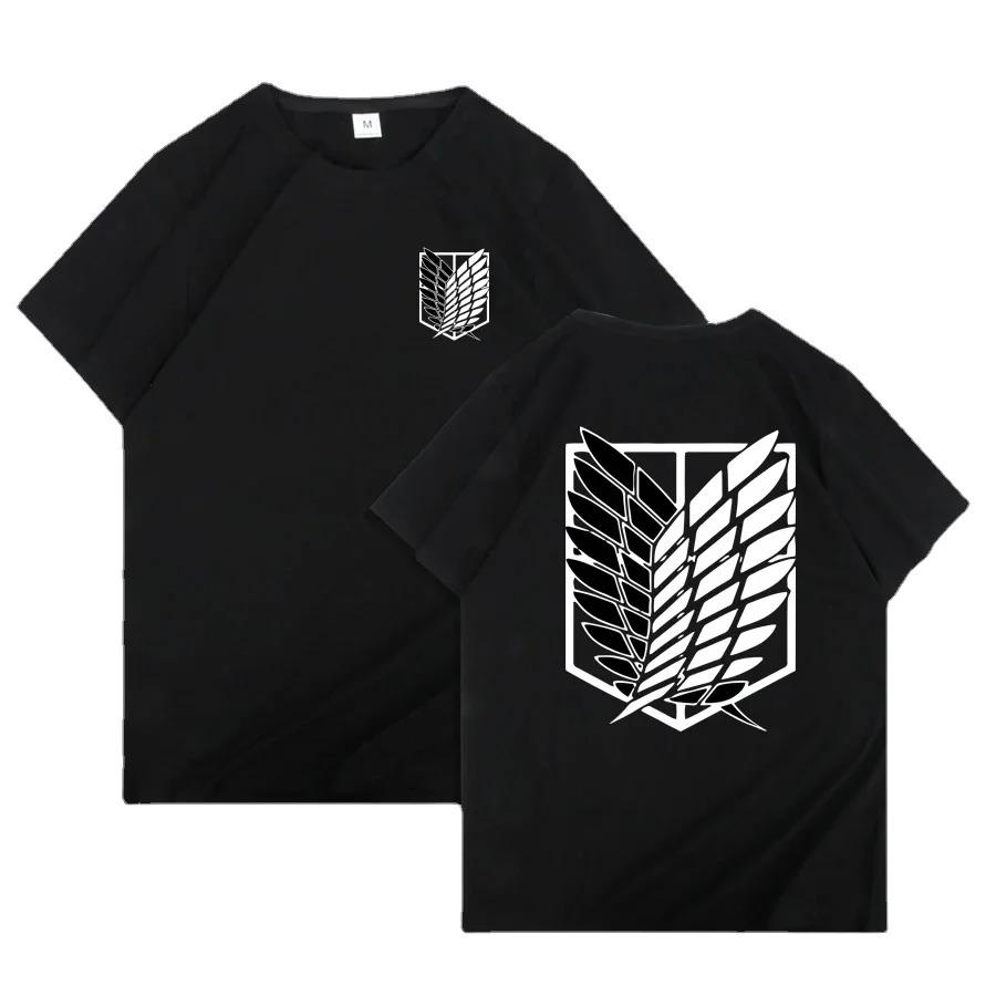 

Hot Japanese Anime Attack on Titan Graphic Print T-Shirt Unisex Kawaii Cartoon Men Women Casual Harajuku Streetwear Fashion Men Women Summer New Tee 4XL