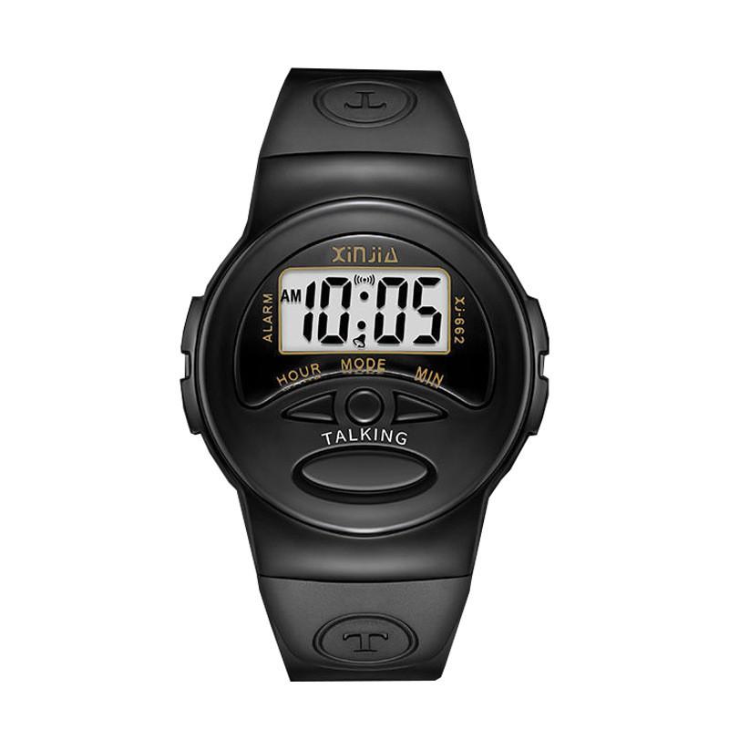 Digital Voice Alert Watch With Clear Display Daily Use Shock Proof Watches Gift