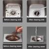45cm Portable Pipe Dredging Strip Hair Brush Cleaner Foldable Sink Drain Cleaner Sticks Clog Remover Kitchen Cleaning Tool
