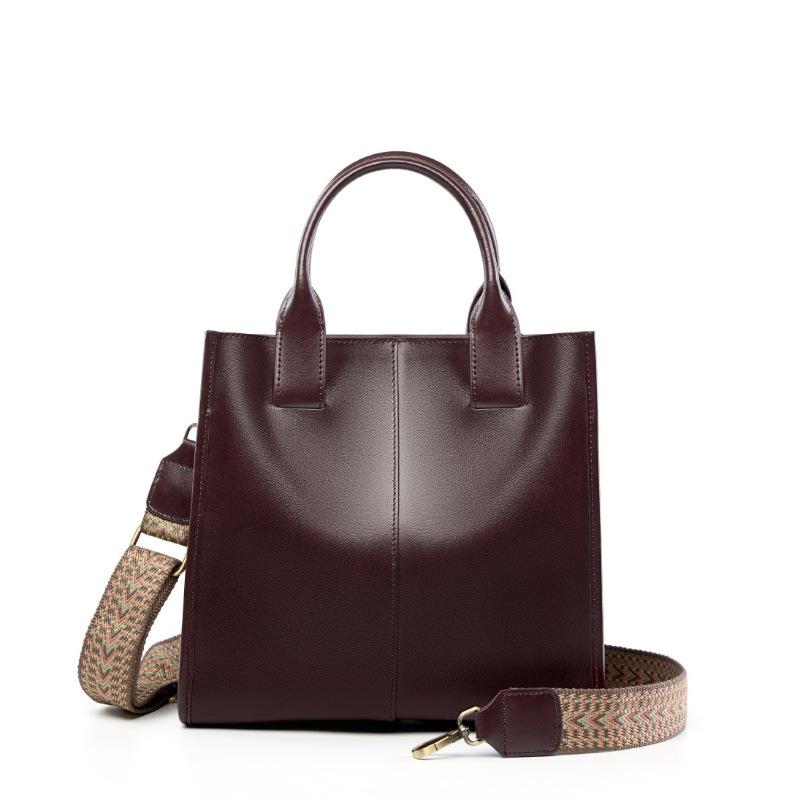 Women's Bag, Leather Messenger Bag, New Tote Bag, Large-capacity Bucket, Shoulder Handbag Delivery.