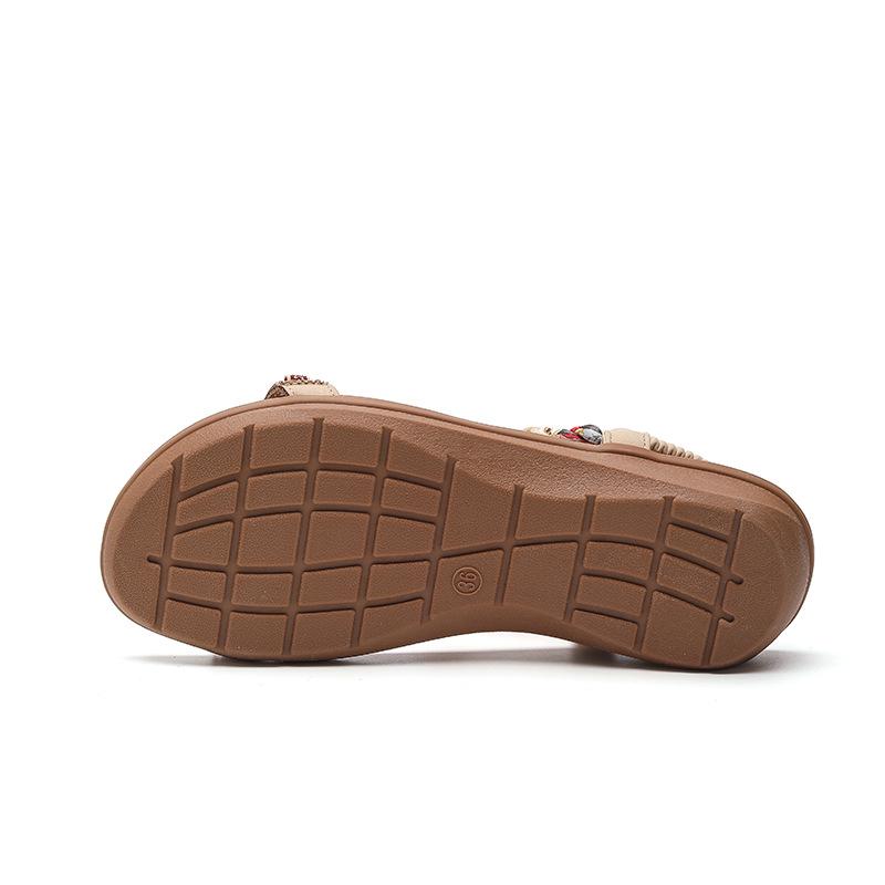 Sommer Neue Vielseitige Mode-Trend Damen Sandalen Elastisches Band Leichte Bequeme Sandalen