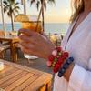Resin Beads Bracelet Beaded Summer Bohemian Jewelry Simulation Fruit Bracelet  Vacation Accessories