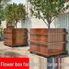 Qiukiao Outdoor Heavy-Duty Wooden Planter Box