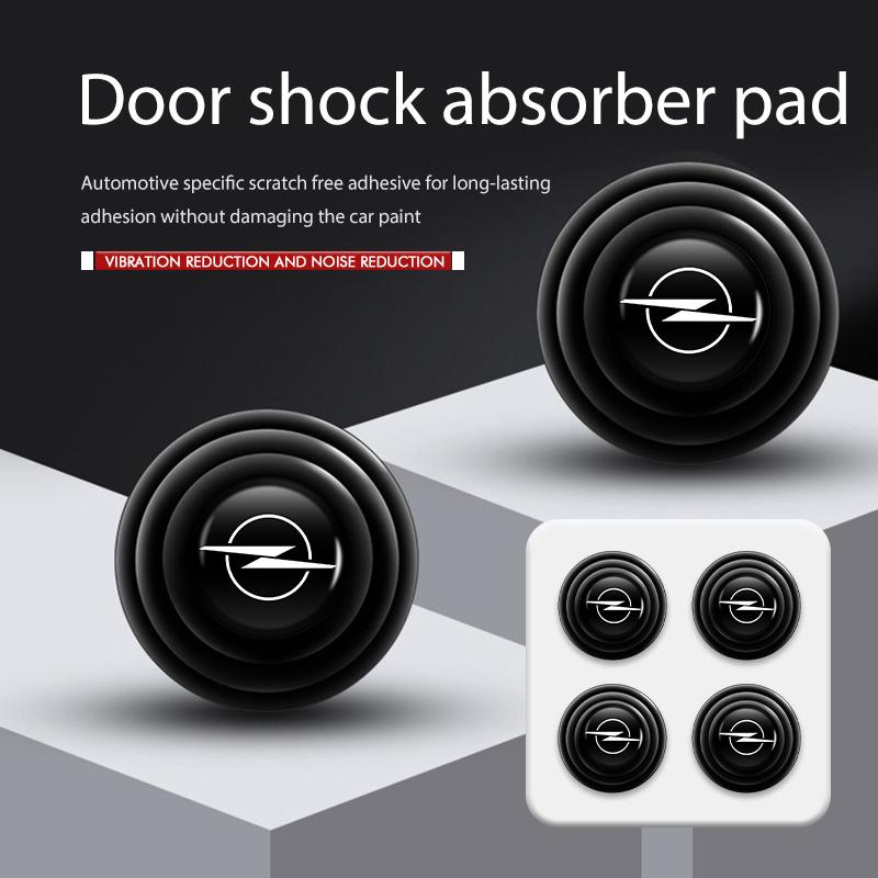 Car Door Shock Absorber Silicone Pads Protector Stickers Gasket Buffer For Opel OPC Astra J H G K Insignia Corsa D B E Mokka QA5