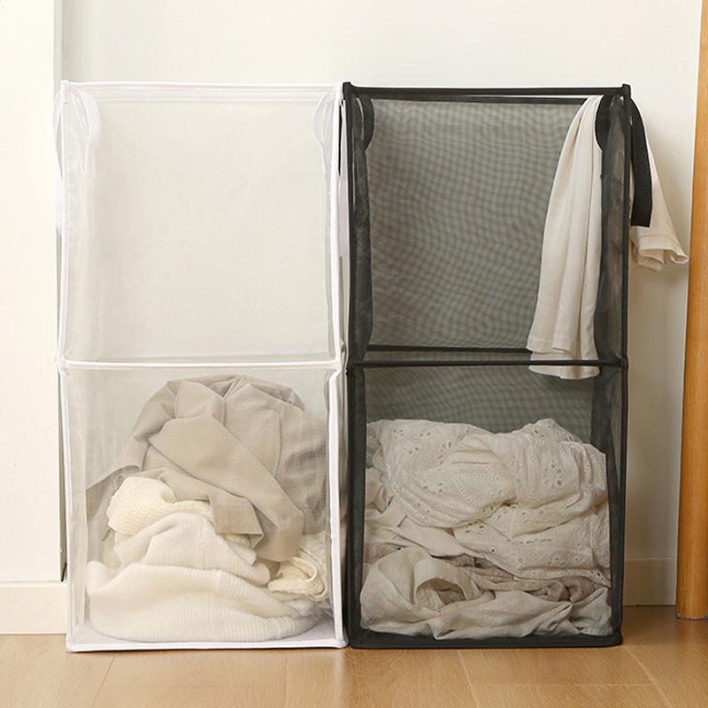 

1 шт., корзина для грязной одежды, органайзер для хранения кукол, мелкая сетка, большая емкость, складной