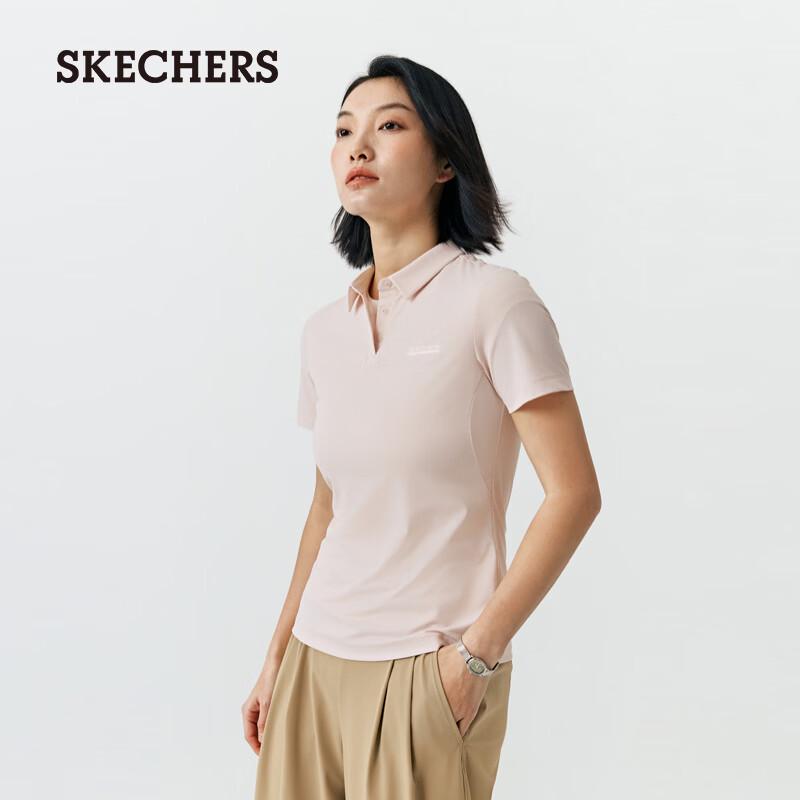 

Skechers Women s Casual Knit Short Sleeve Polo Shirt XL