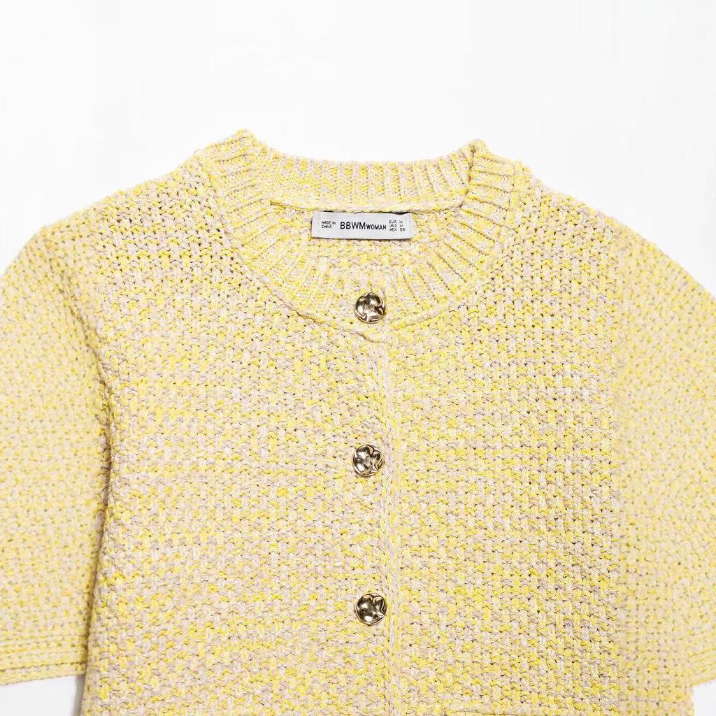 Spring 2025 Women's European & American Style Knit Cardigan - Fashionable, Simple, Versatile
