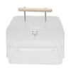 Hamster Carrier Cage Portable Small Animals Carry Travel Case Clear Acrylic Multifunctional Pet